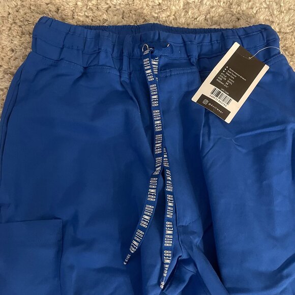Med Couture RothWear Royl Royal Blue Scrub Joggers NWT - Picture 2 of 7
